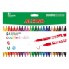 alpino 24 rotuladores de colores doble punta